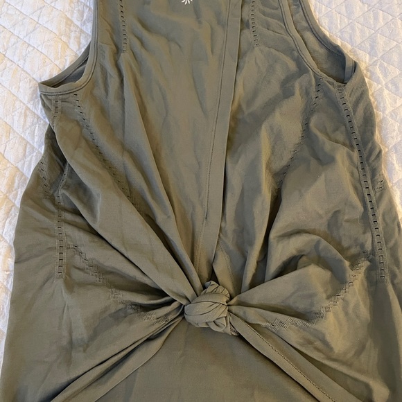 Athleta Foothill Olive Green Tank Size XS - Picture 3 of 3